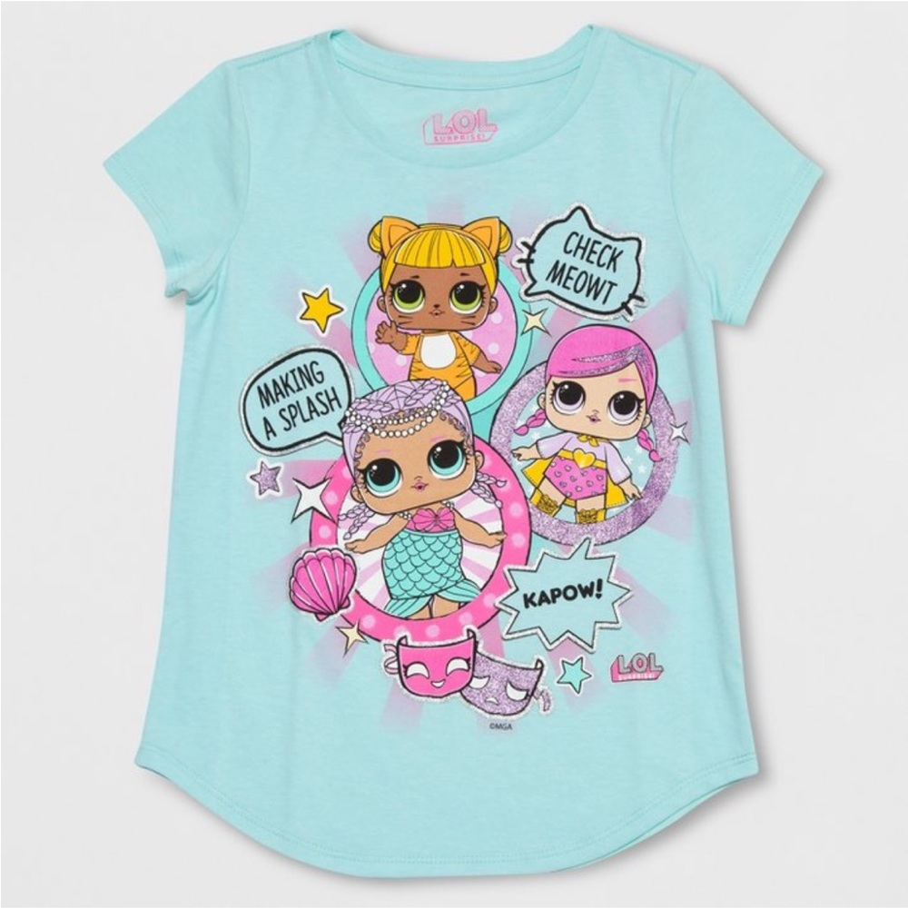 LOL Surprise Mermaid Top Size 4 - 5 XS